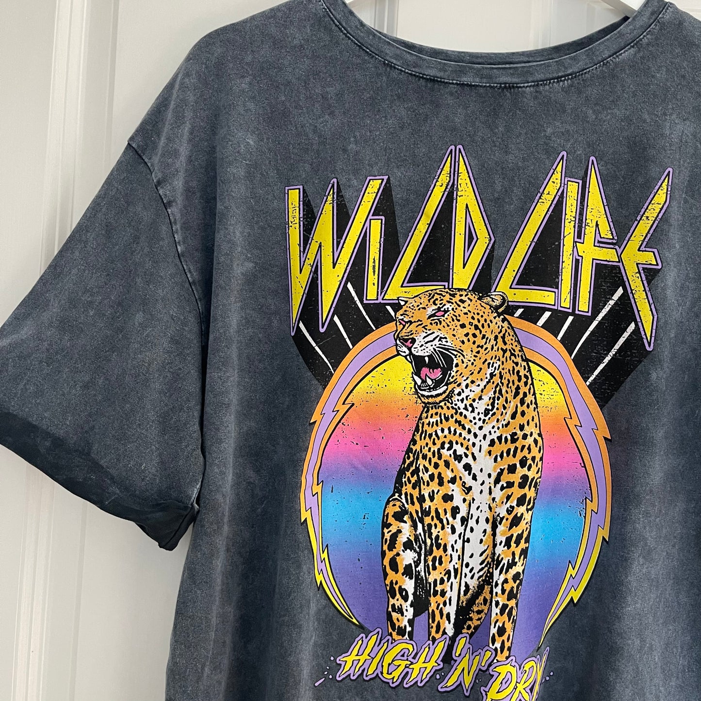Wild Leopard T-Shirt Dress