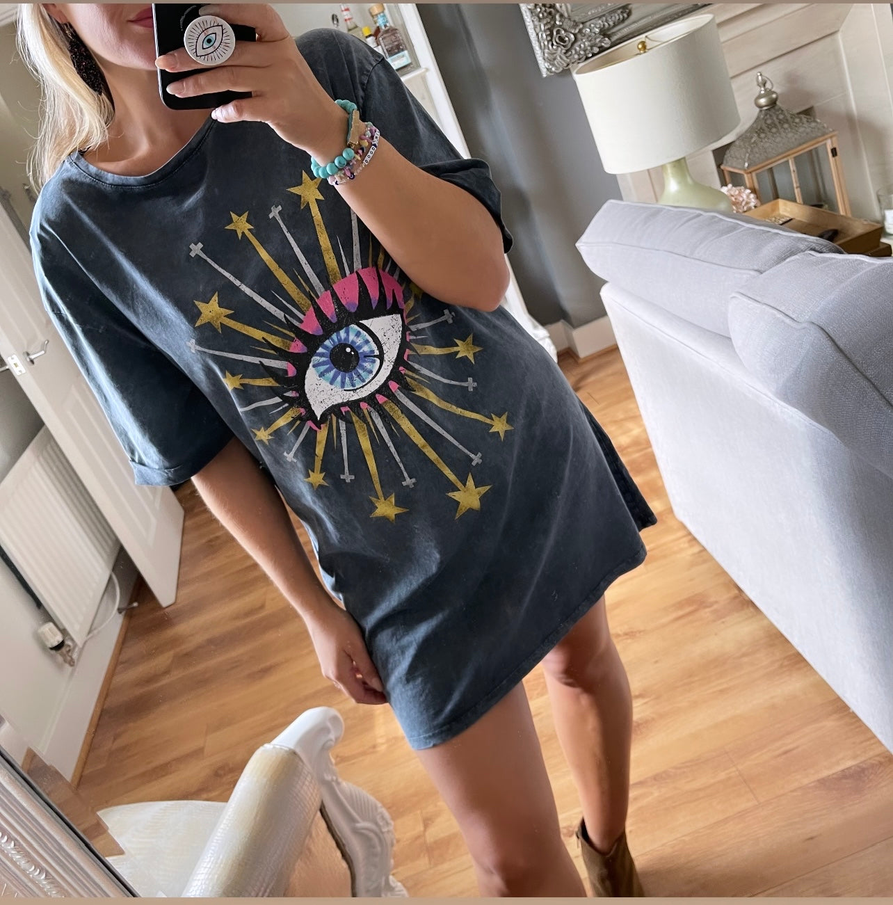 Magic Eye T-Shirt Dress