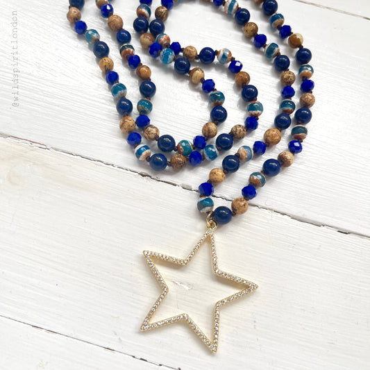 Blue Starstruck Necklace