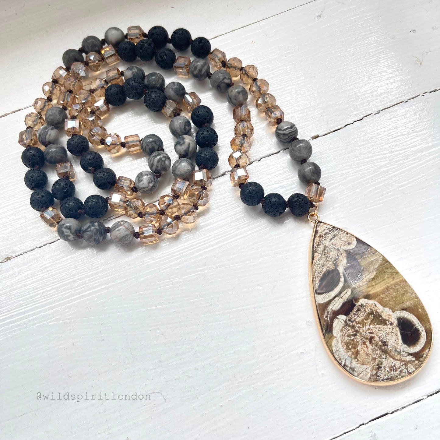 Bay Natural Stone Necklace